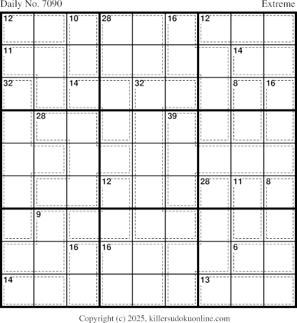 Killer Sudoku for 5/17/2025