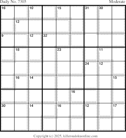 Killer Sudoku for 12/18/2025