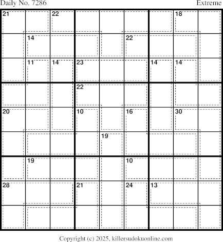 Killer Sudoku for 11/29/2025