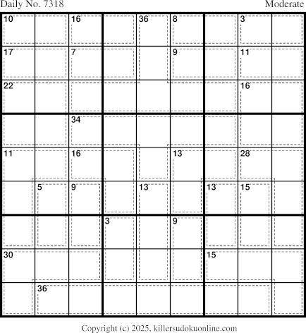 Killer Sudoku for 12/31/2025