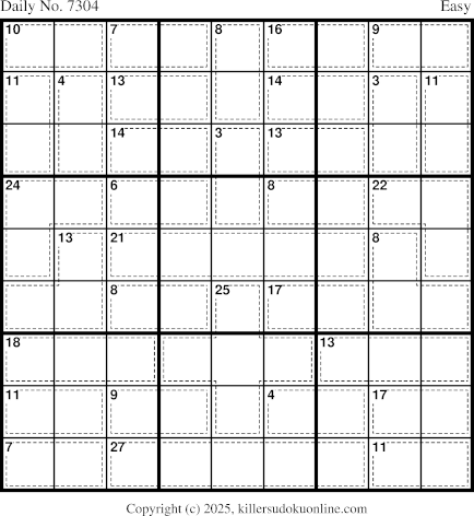 Killer Sudoku for 12/17/2025