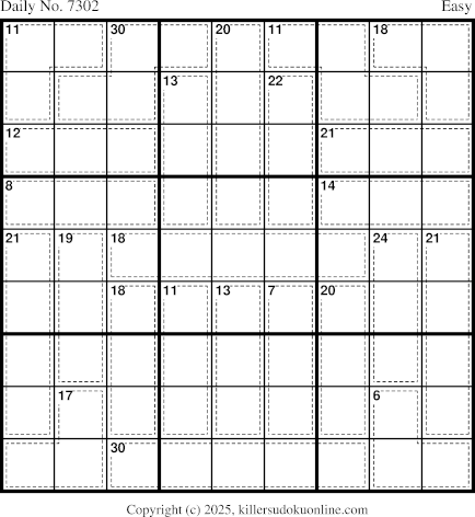 Killer Sudoku for 12/15/2025