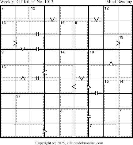 Killer Sudoku for 9/8/2025