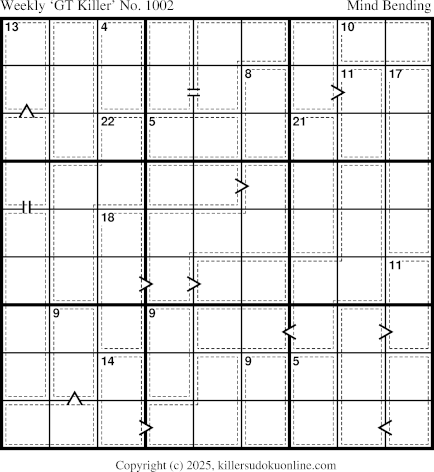 Killer Sudoku for 6/23/2025