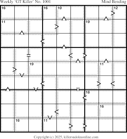 Killer Sudoku for 6/16/2025