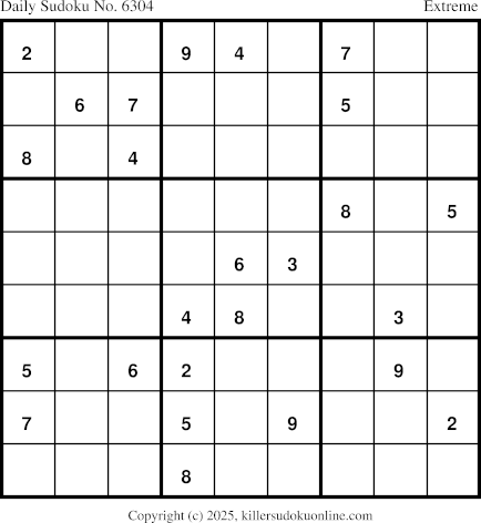 Killer Sudoku for 6/6/2025