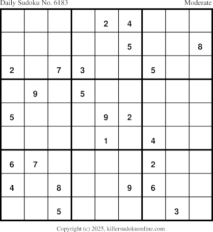 Killer Sudoku for 2/5/2025
