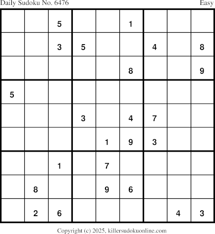Killer Sudoku for 11/25/2025