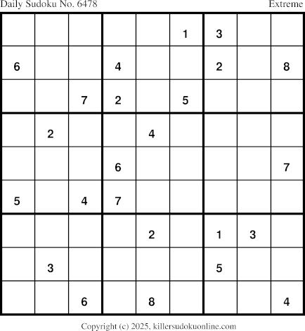 Killer Sudoku for 11/27/2025