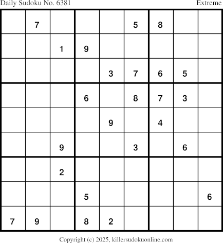Killer Sudoku for 8/22/2025