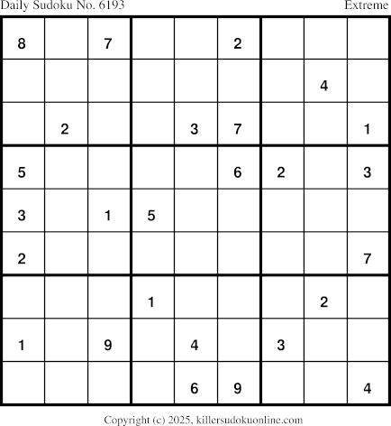 Killer Sudoku for 2/15/2025