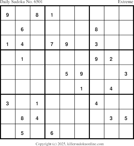 Killer Sudoku for 12/20/2025