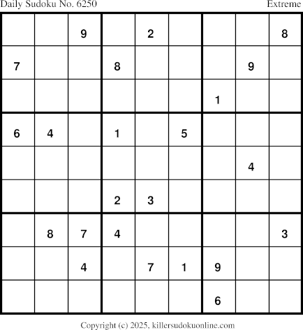 Killer Sudoku for 4/13/2025