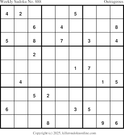 Killer Sudoku for 3/10/2025