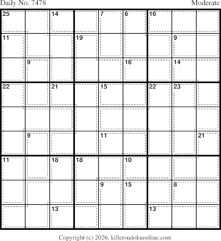 Killer Sudoku for 6/10/2026