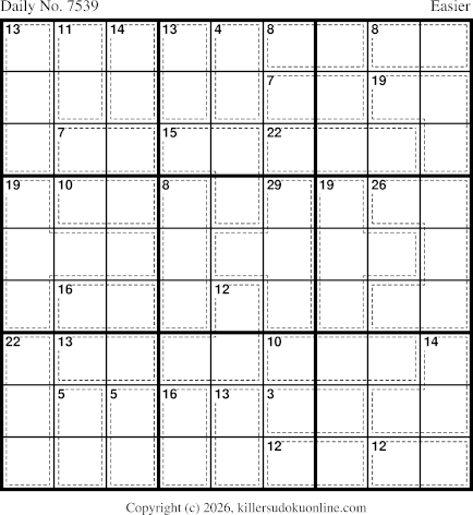 Killer Sudoku for 8/10/2026