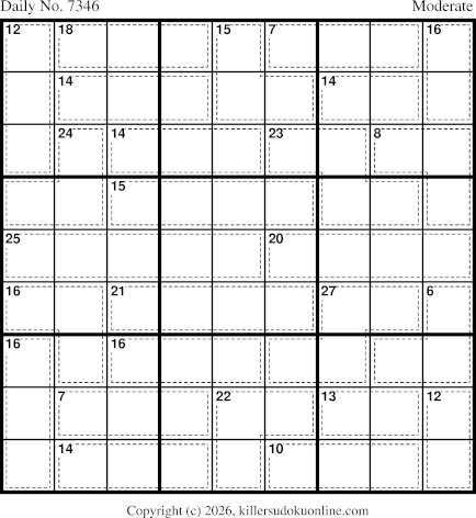 Killer Sudoku for 1/29/2026