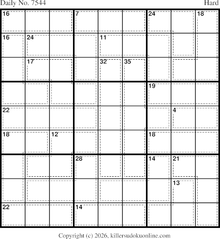 Killer Sudoku for 8/15/2026