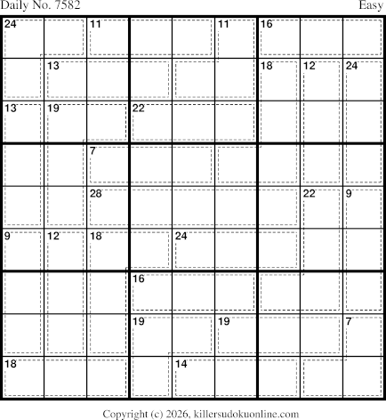 Killer Sudoku for 9/22/2026