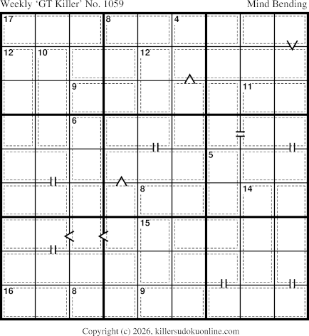 Killer Sudoku for 8/3/2026