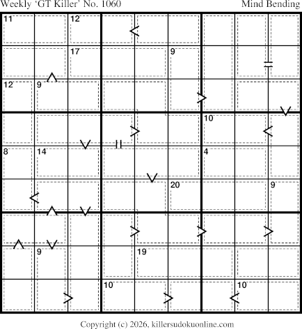 Killer Sudoku for 8/10/2026