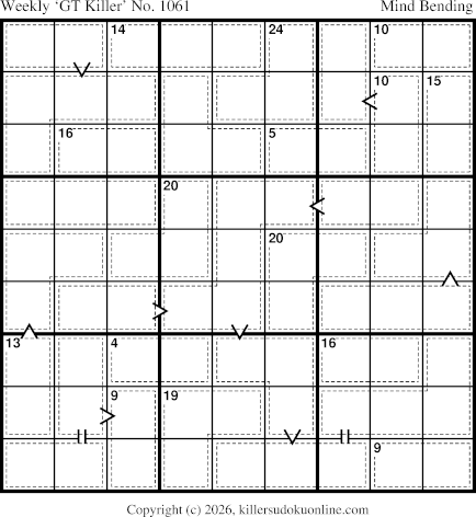Killer Sudoku for 8/17/2026