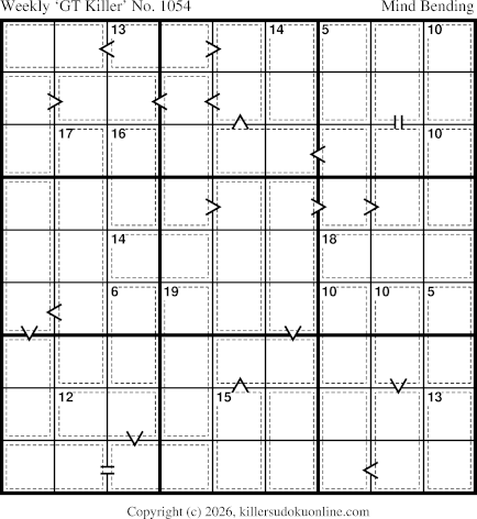 Killer Sudoku for 6/29/2026