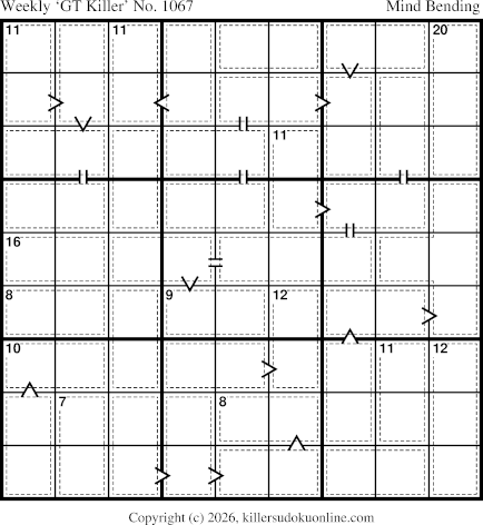 Killer Sudoku for 9/28/2026