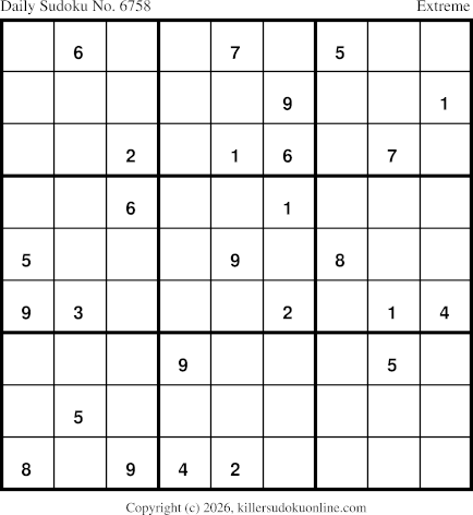 Killer Sudoku for 9/4/2026