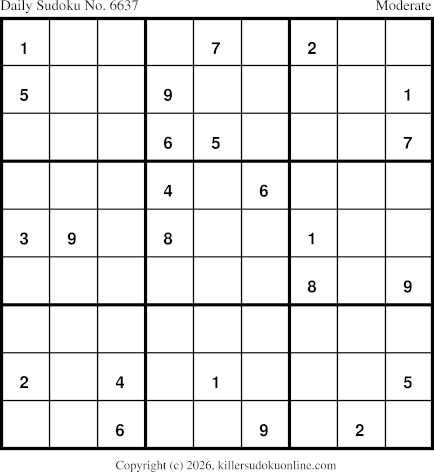 Killer Sudoku for 5/6/2026
