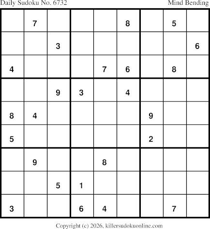 Killer Sudoku for 8/9/2026