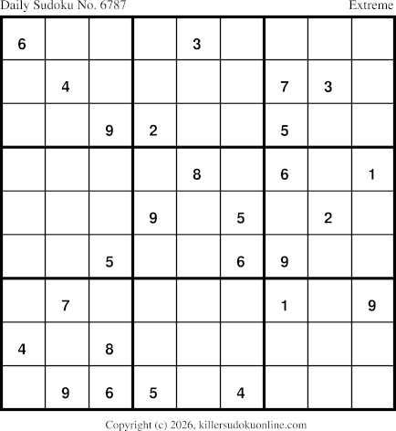 Killer Sudoku for 10/3/2026