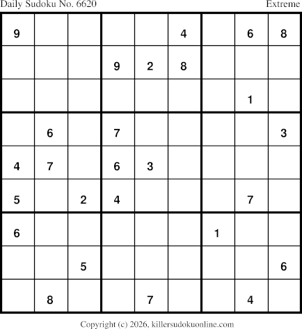 Killer Sudoku for 4/19/2026
