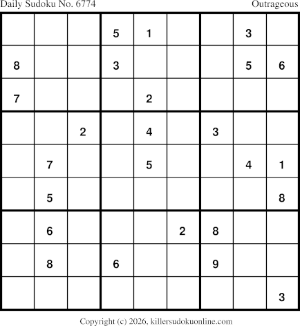Killer Sudoku for 9/20/2026