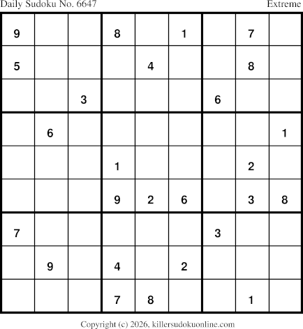 Killer Sudoku for 5/16/2026