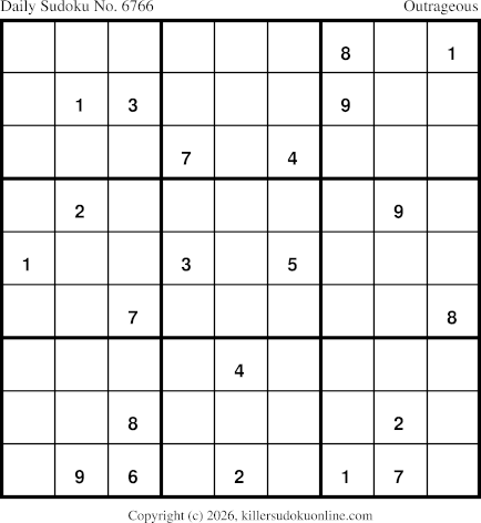 Killer Sudoku for 9/12/2026