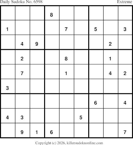Killer Sudoku for 3/28/2026