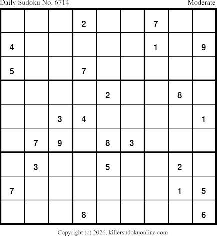 Killer Sudoku for 7/22/2026