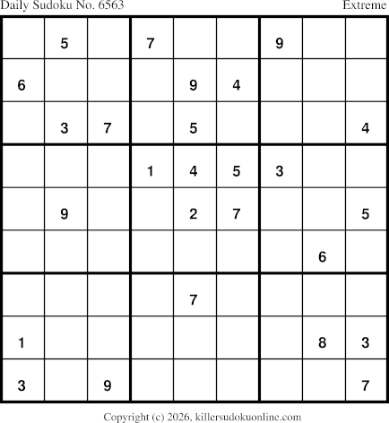 Killer Sudoku for 2/21/2026