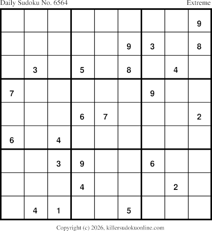 Killer Sudoku for 2/22/2026