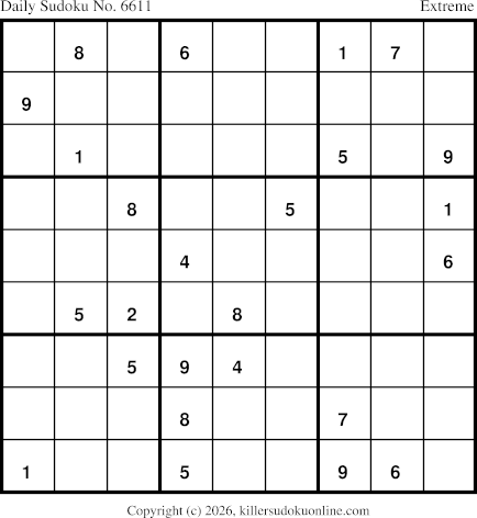 Killer Sudoku for 4/10/2026
