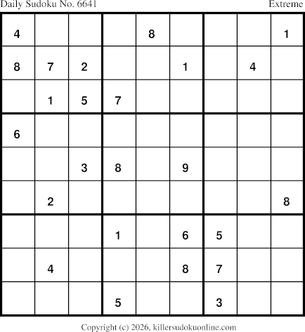Killer Sudoku for 5/10/2026