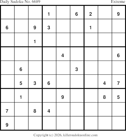 Killer Sudoku for 6/27/2026