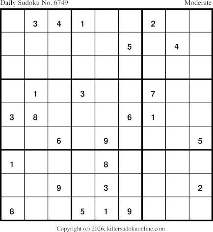 Killer Sudoku for 8/26/2026