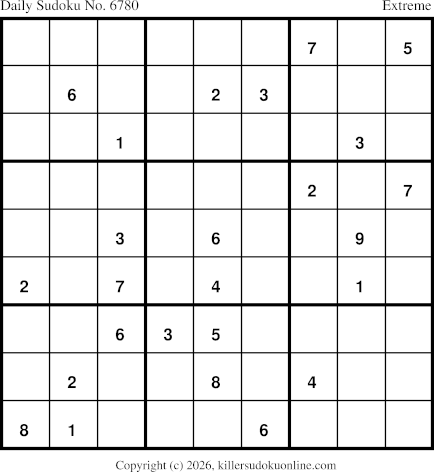 Killer Sudoku for 9/26/2026