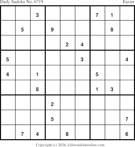 Killer Sudoku for 7/27/2026