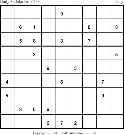 Killer Sudoku for 8/25/2026