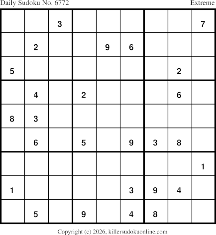 Killer Sudoku for 9/18/2026