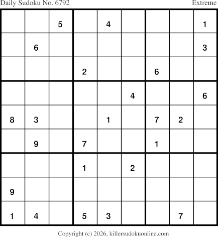 Killer Sudoku for 10/8/2026