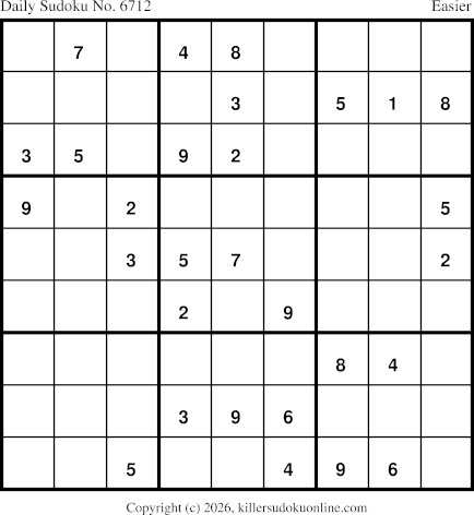 Killer Sudoku for 7/20/2026